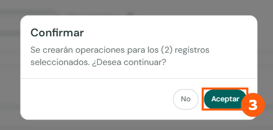 Ventana de confirmación