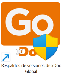 Acceso directo de Respaldos de versiones