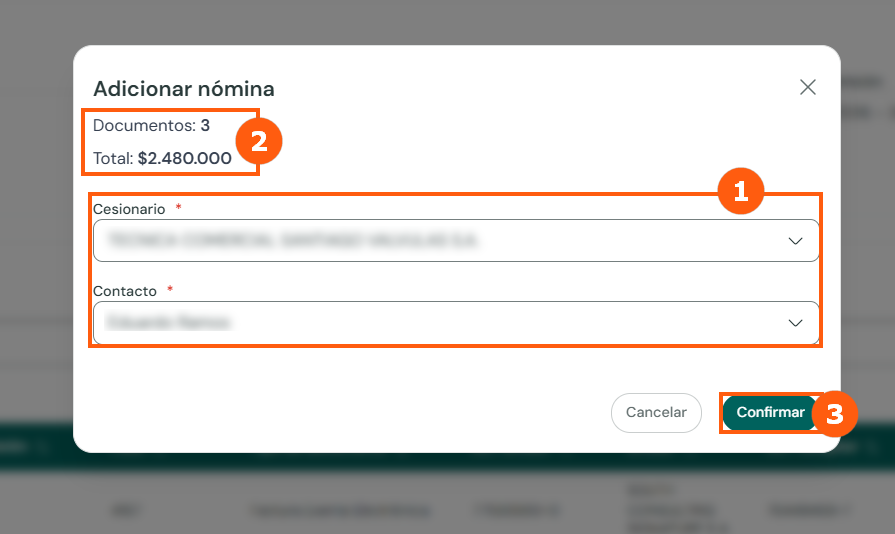 Add to assignment list form