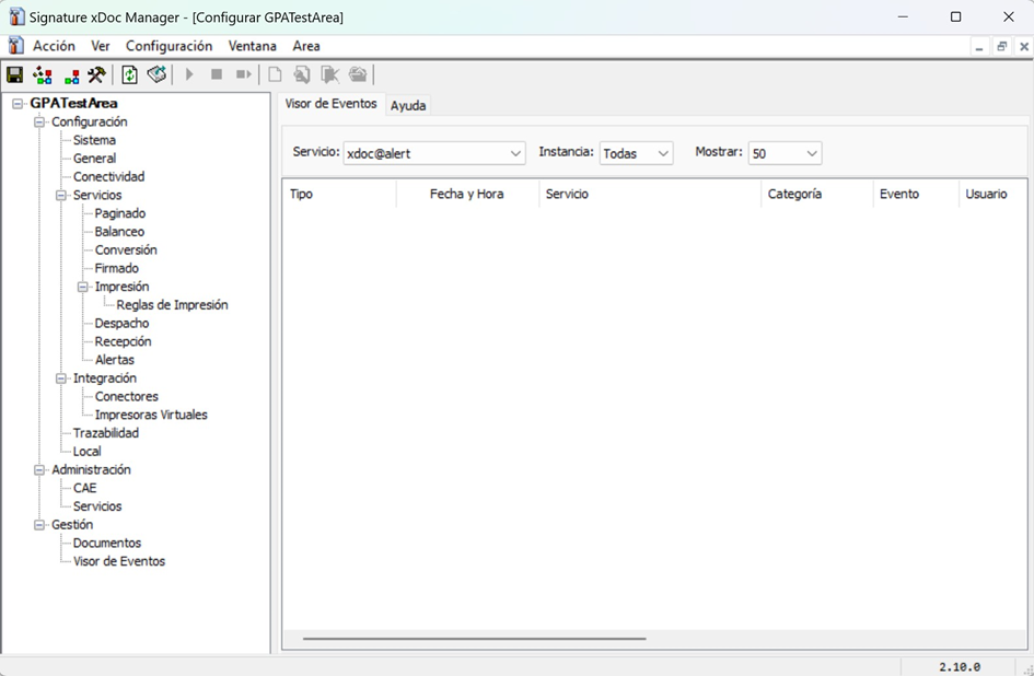 Event viewer