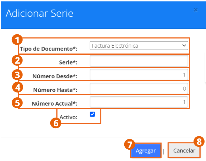 Form to add a Series