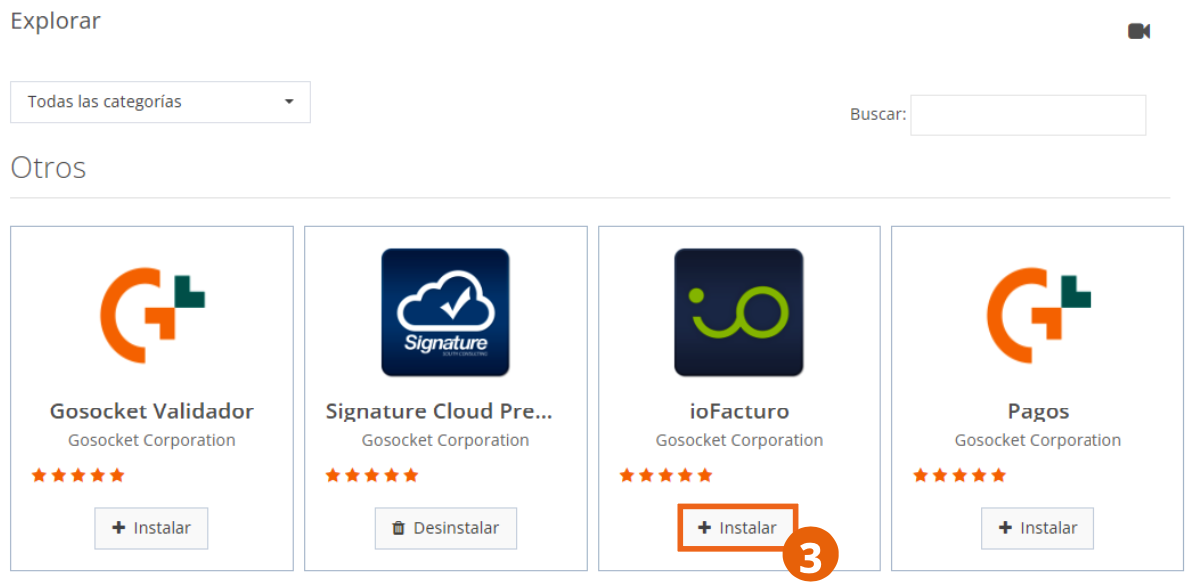 Installing the ioFacturo gadget from Gadgets Explorer