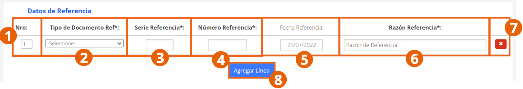 Reference Data section of the issuance form