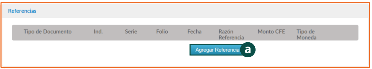 References section of the issuance form with the Add Reference button