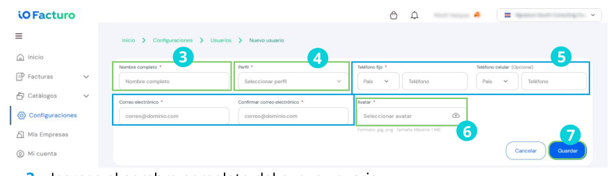 User profile selection
