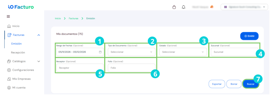 Document search filters