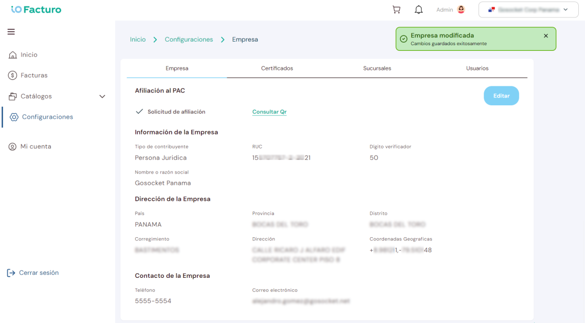 Affiliation request form